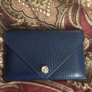 Authentic Dagne Dover Navy Blue Cardholder